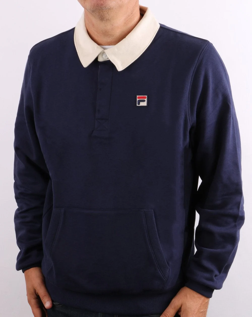 Fila Vintage Rugby Sweat Navy - Image 2