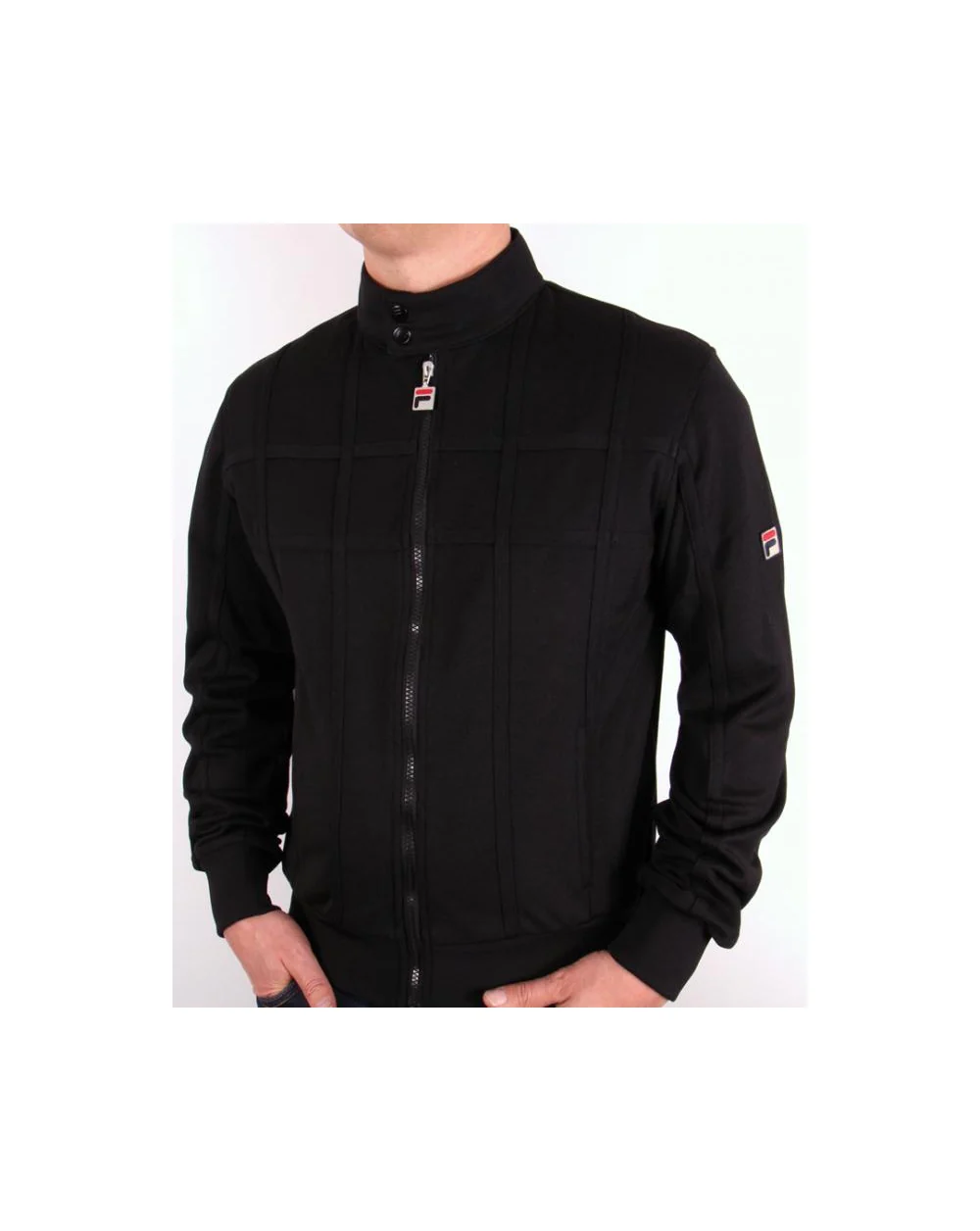 Fila Vintage Saturn 2 Track Top Black