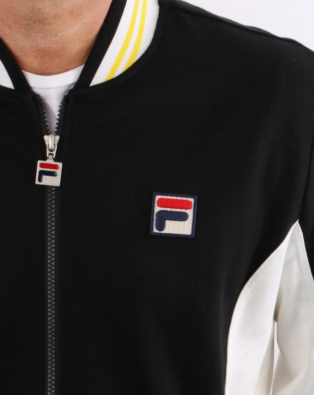 Fila Vintage Settanta Pro Badge Track Top Black - Image 3