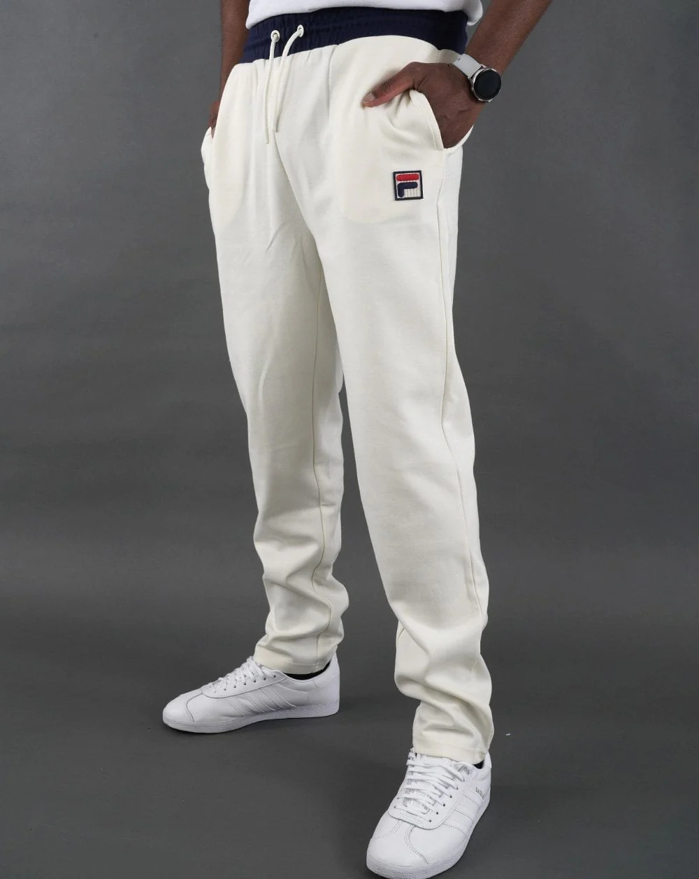 Fila Vintage Settanta Track Pants Gardenia/Navy