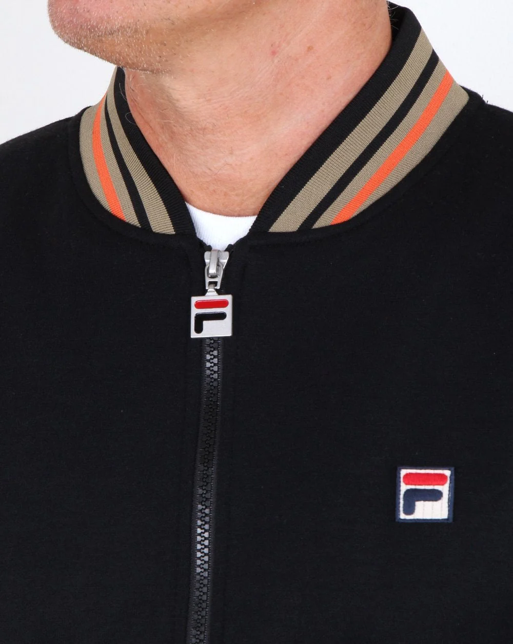 Fila Vintage Settanta Track Top Black/drygrass - Image 2