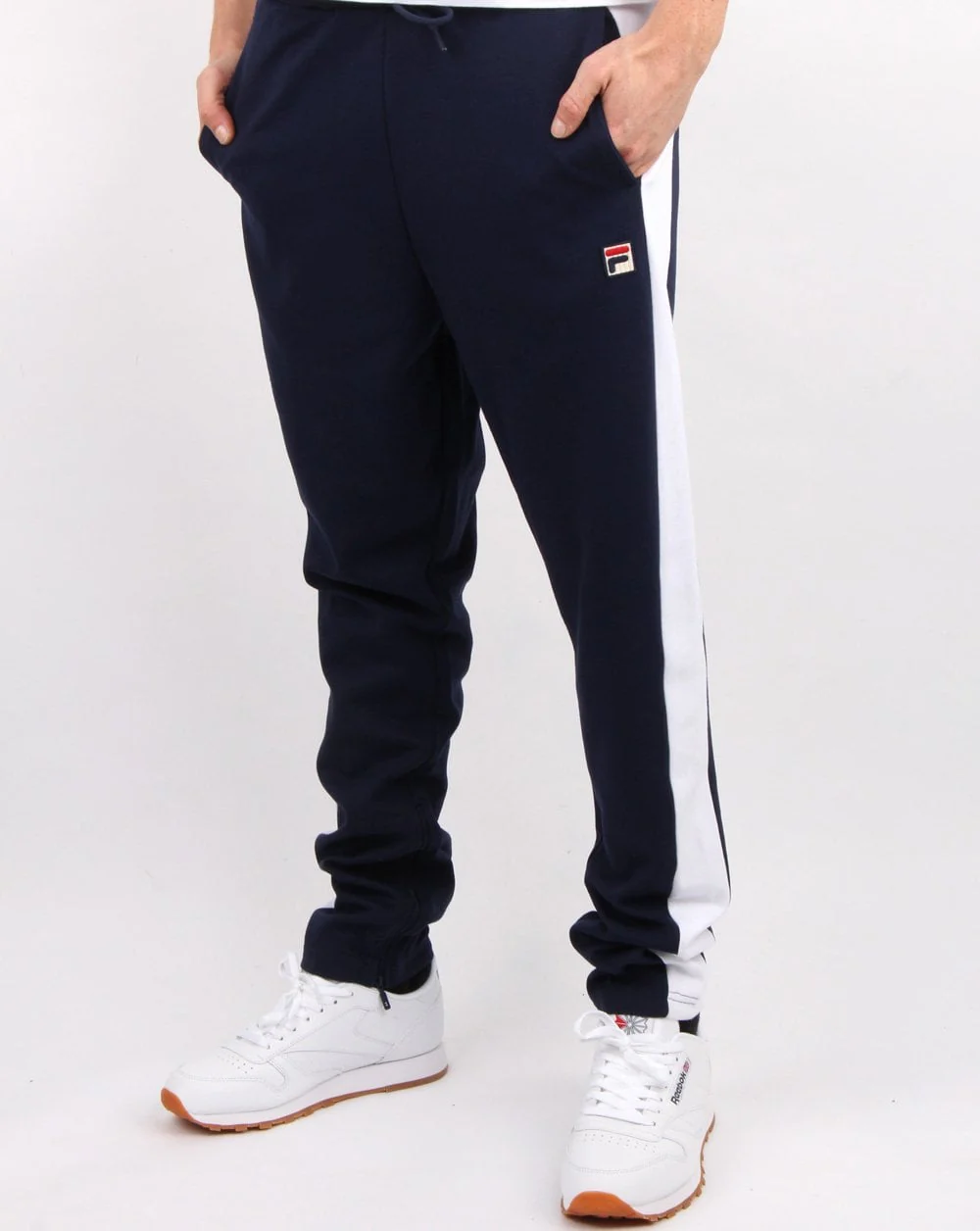 Fila Vintage Setter Settanta Track Pants Navy/gardenia