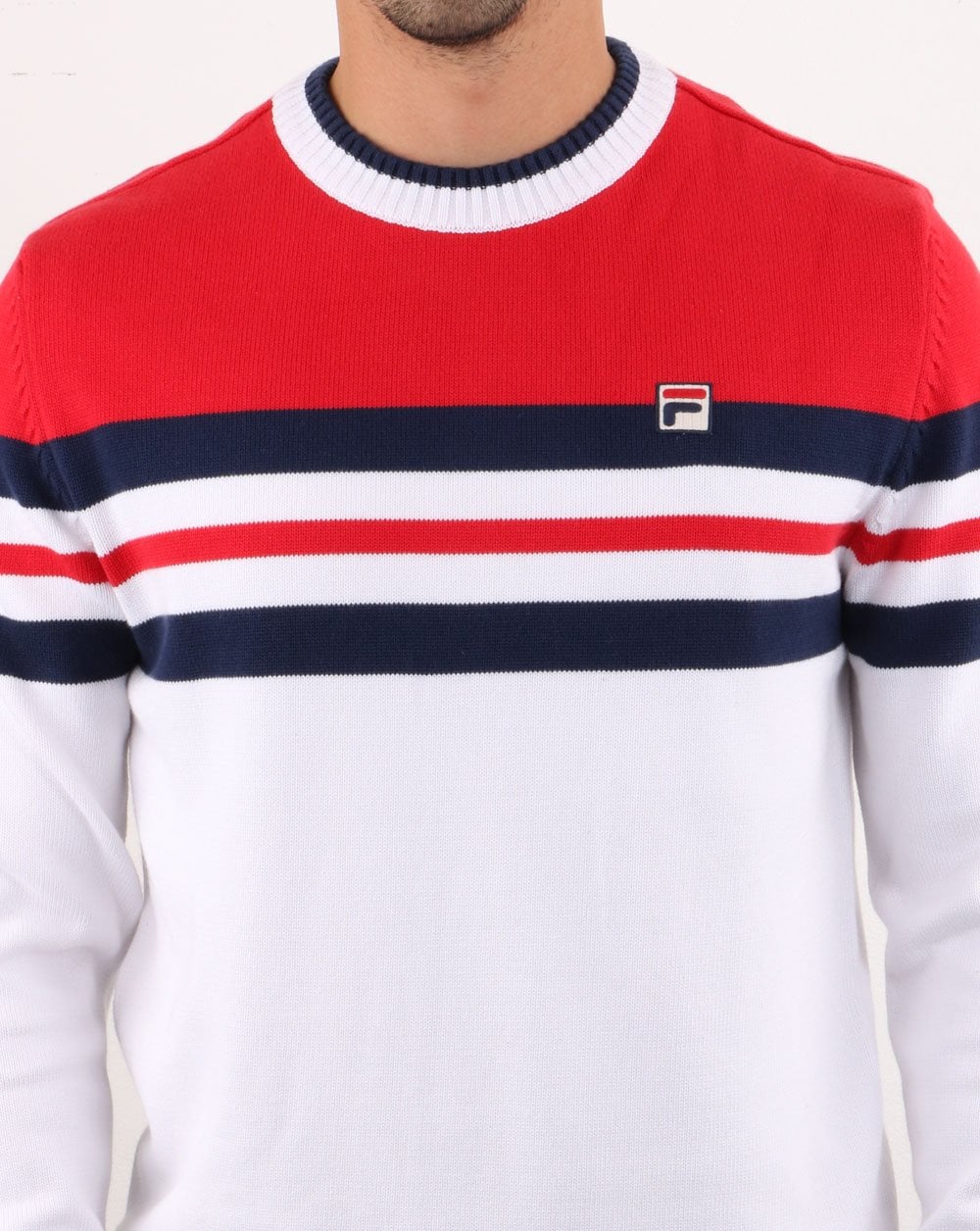 Fila Vintage Siro Jumper White/red/navy - Image 2