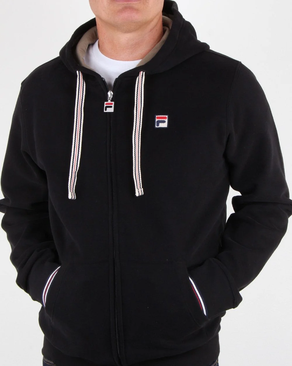Fila Vintage Tenconi Hoody Black - Image 3