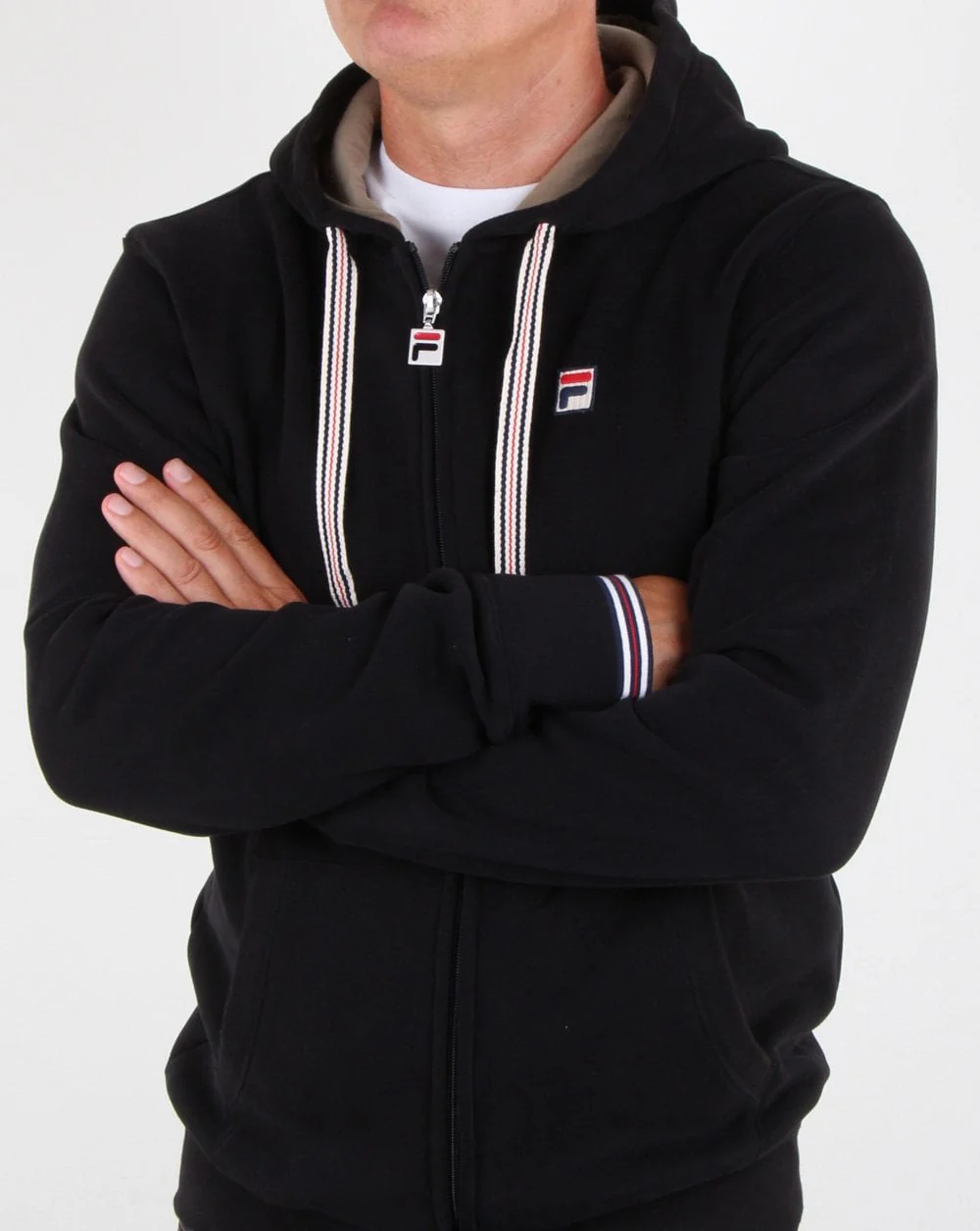 Fila Vintage Tenconi Hoody Black - Image 4