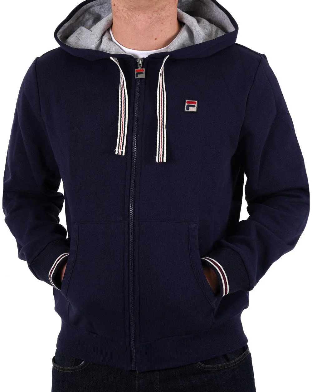 Fila Vintage Tenconi Hoody Navy - Image 2