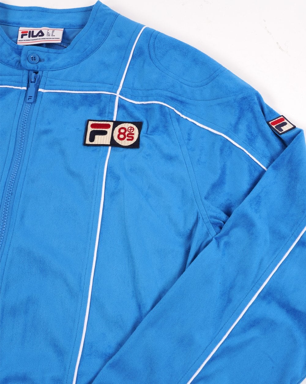 Fila Vintage Terrinda Mk3 Pro Badged Track Top French Blue/White - Image 3