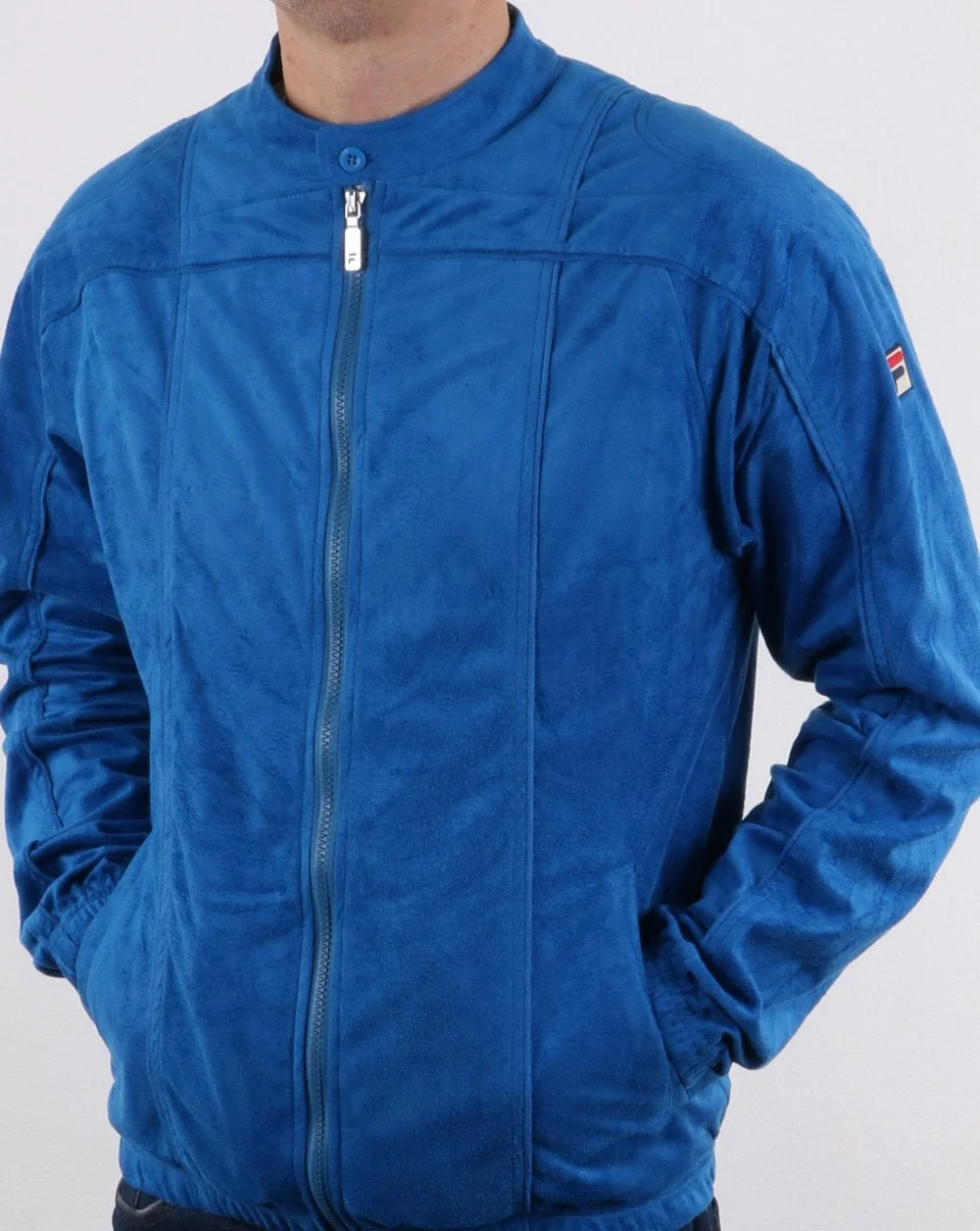 Fila Vintage Terrinda Mk3 Track Top Electric Blue - Image 2