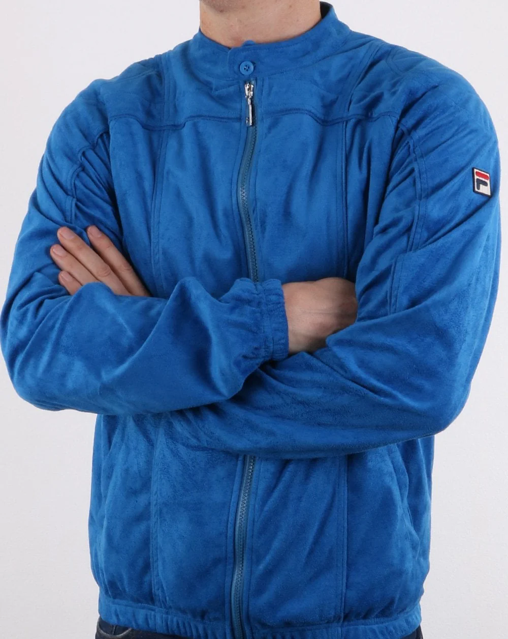 Fila Vintage Terrinda Mk3 Track Top Electric Blue - Image 3