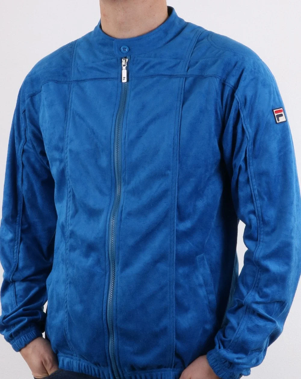 Fila Vintage Terrinda Mk3 Track Top Electric Blue - Image 4