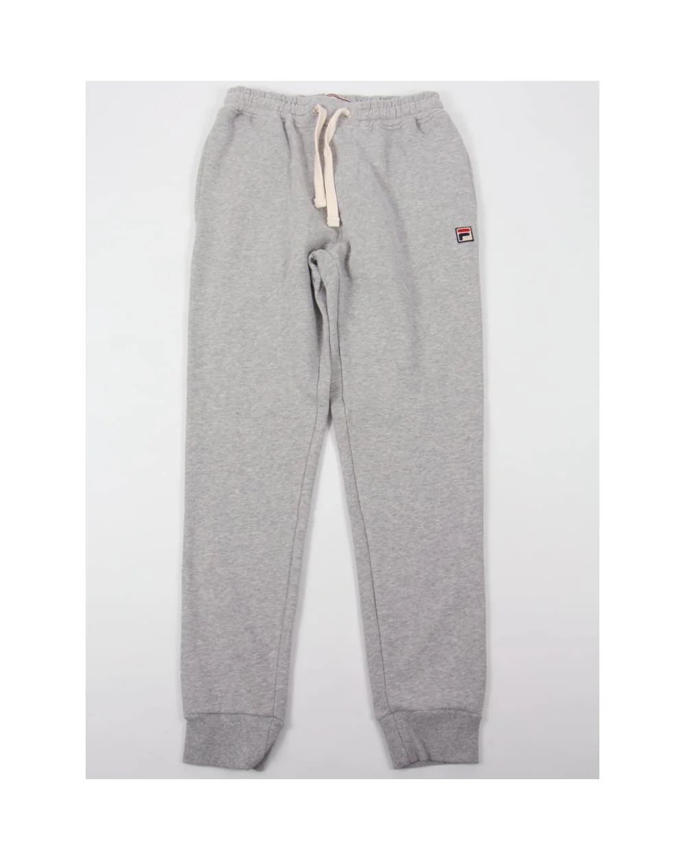 Fila Vintage Vico Cuffed Track Bottoms Grey Marl - Image 3