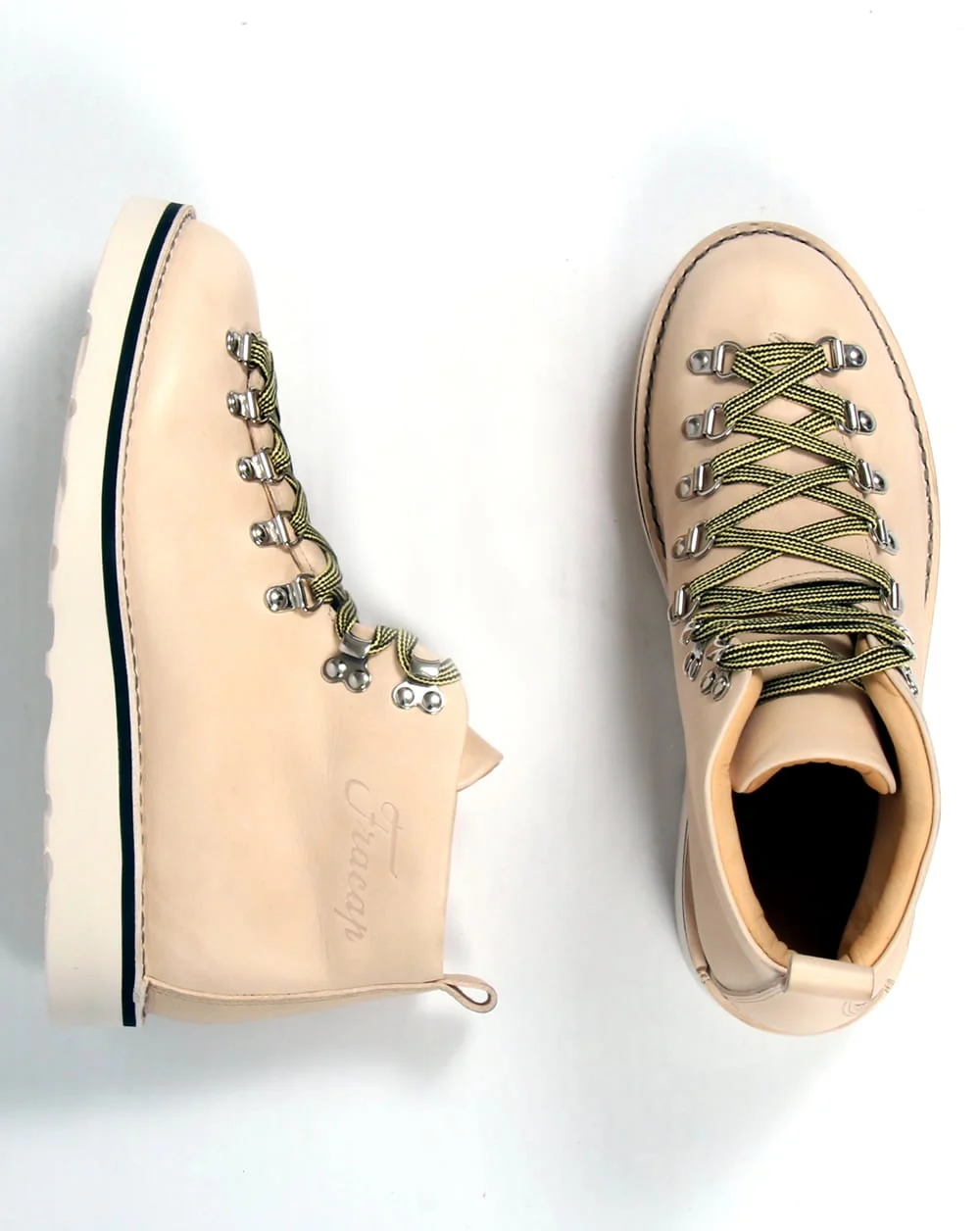Fracap M120 Scarponcini Leather Boots Natural - Image 2