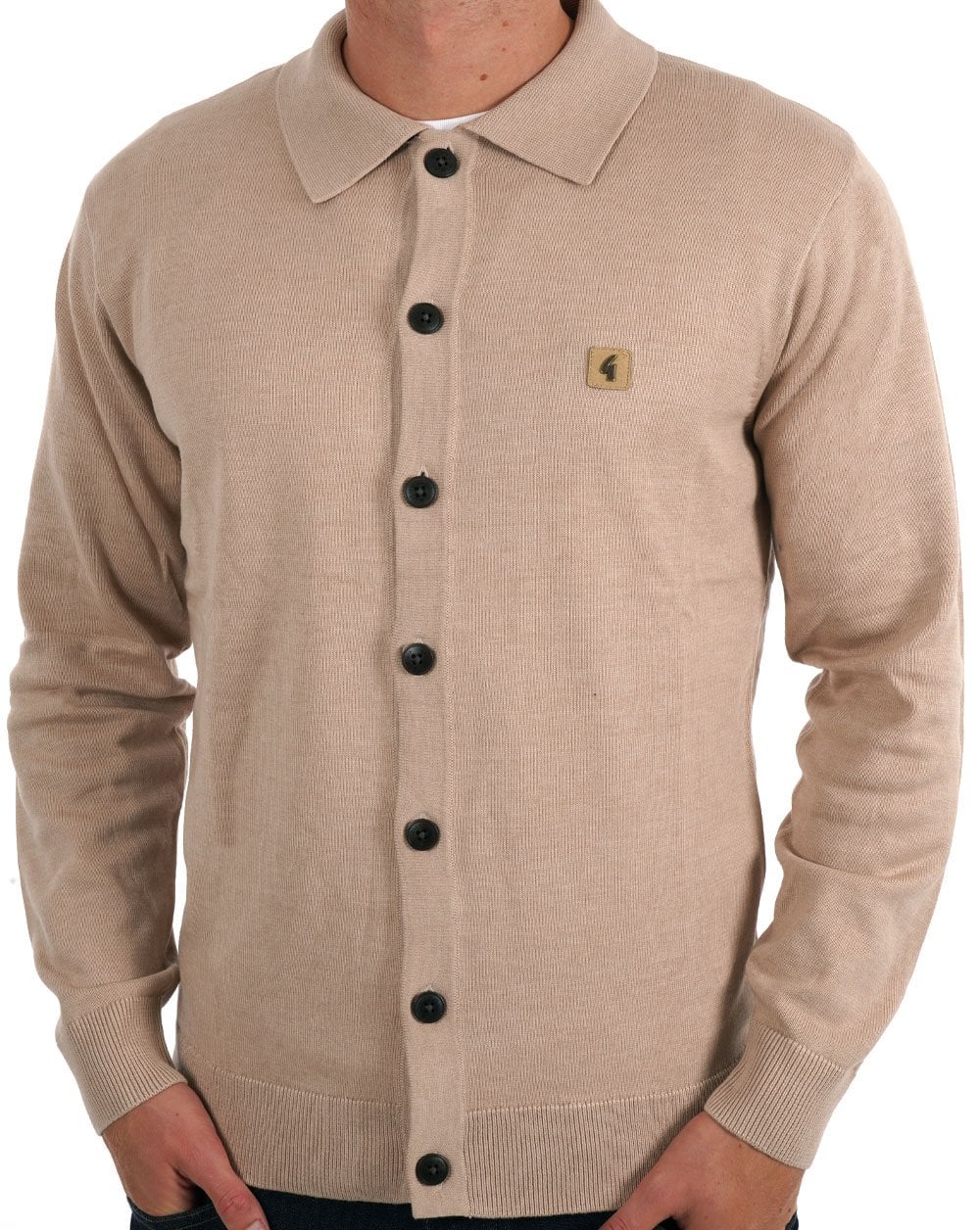 Gabicci Vintage Azima Knitted Cardigan Oat