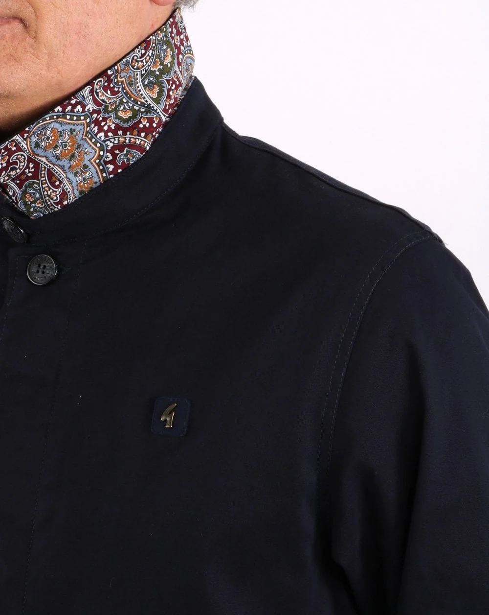 Gabicci Vintage Houghton Mac Navy - Image 4