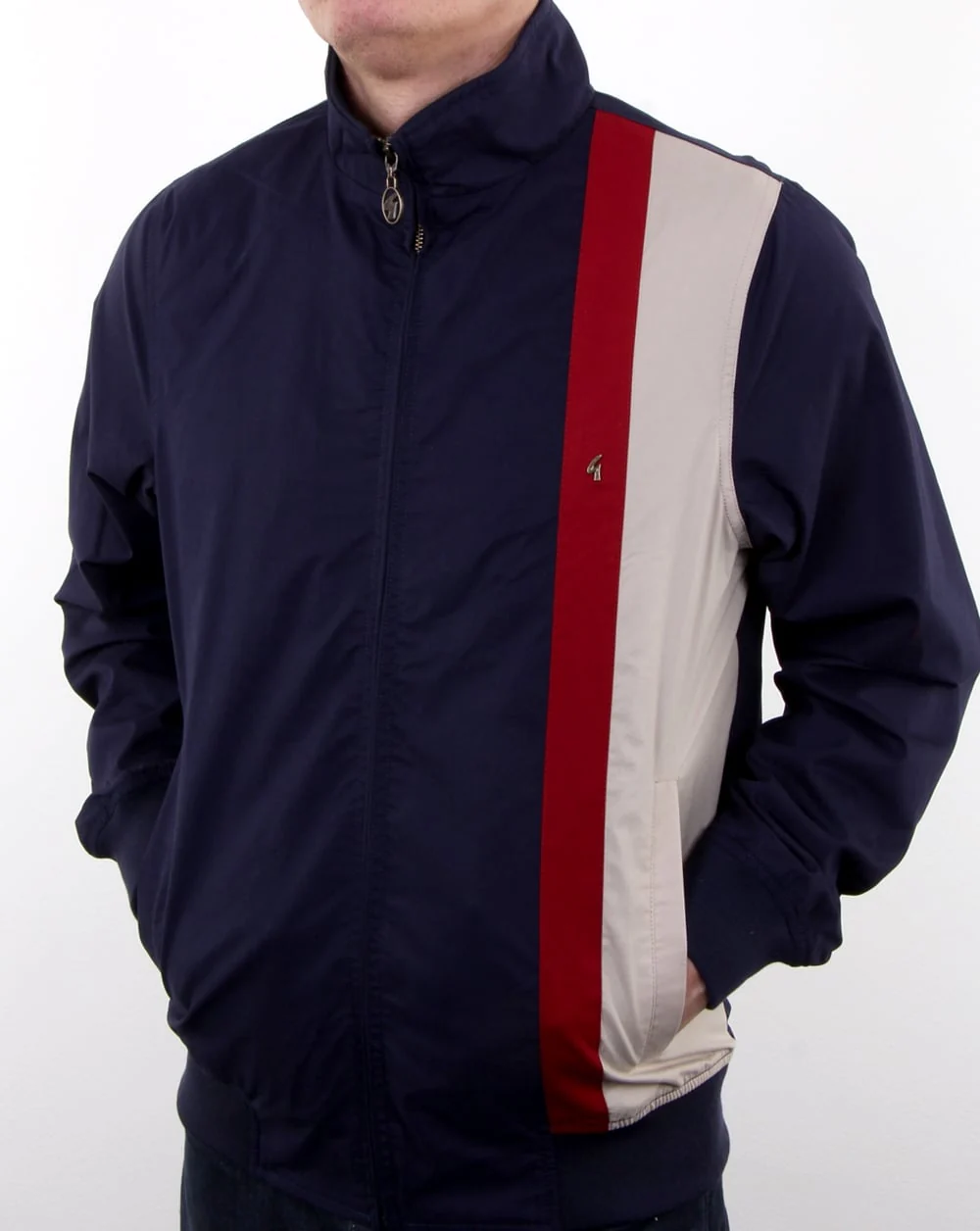 Gabicci Vintage Samson Jacket Navy - Image 3