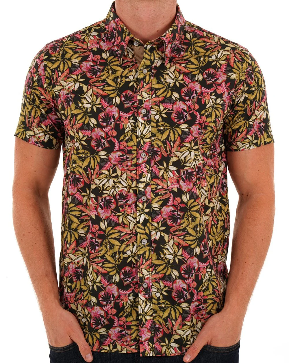 Gabicci Vintage Summer Shirt Floral - Image 3