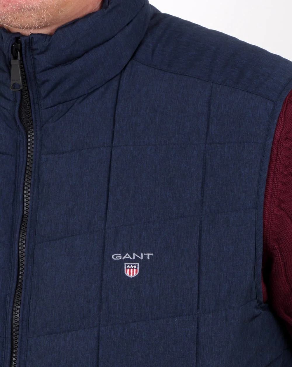 Gant Lw Cloud Vest Navy - Image 3
