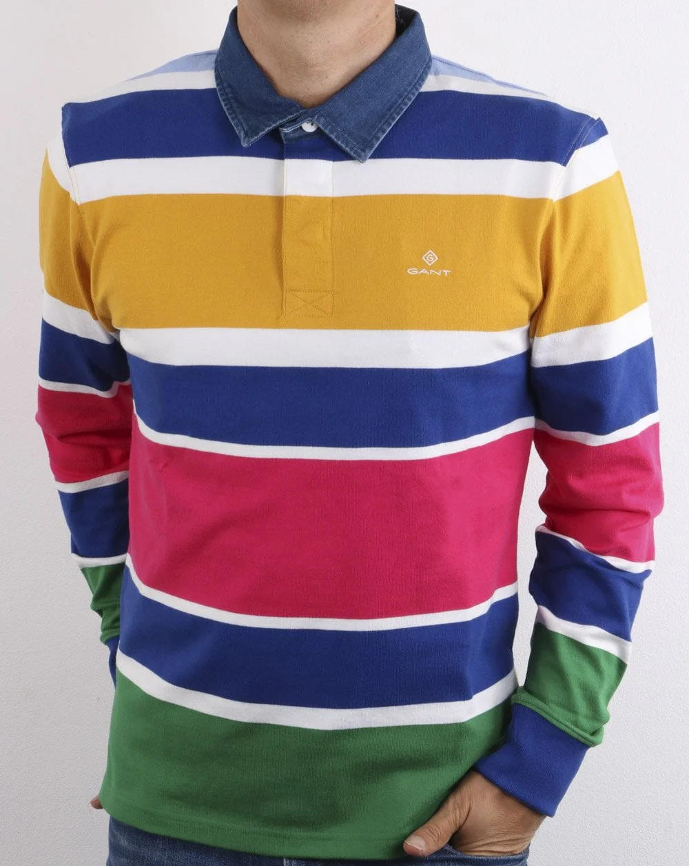 Gant Multi Stripe Heavy Rugger Multi - Image 4