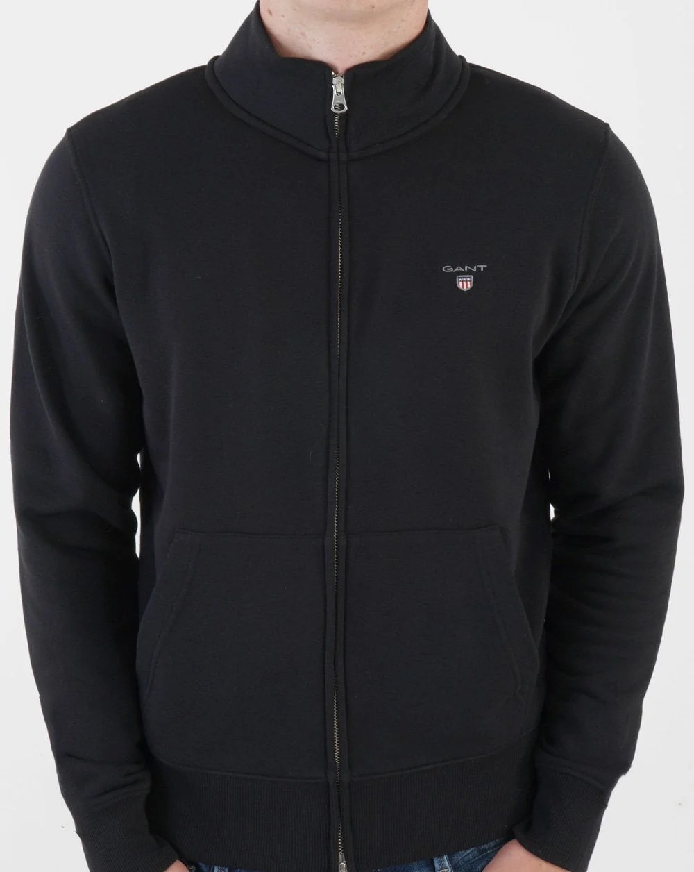 Gant Original Full Zip Sweat Black - Image 3