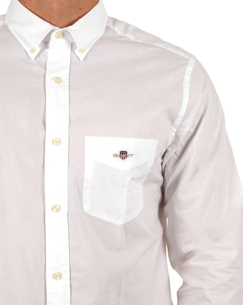 Gant Poplin Shirt White - Image 2