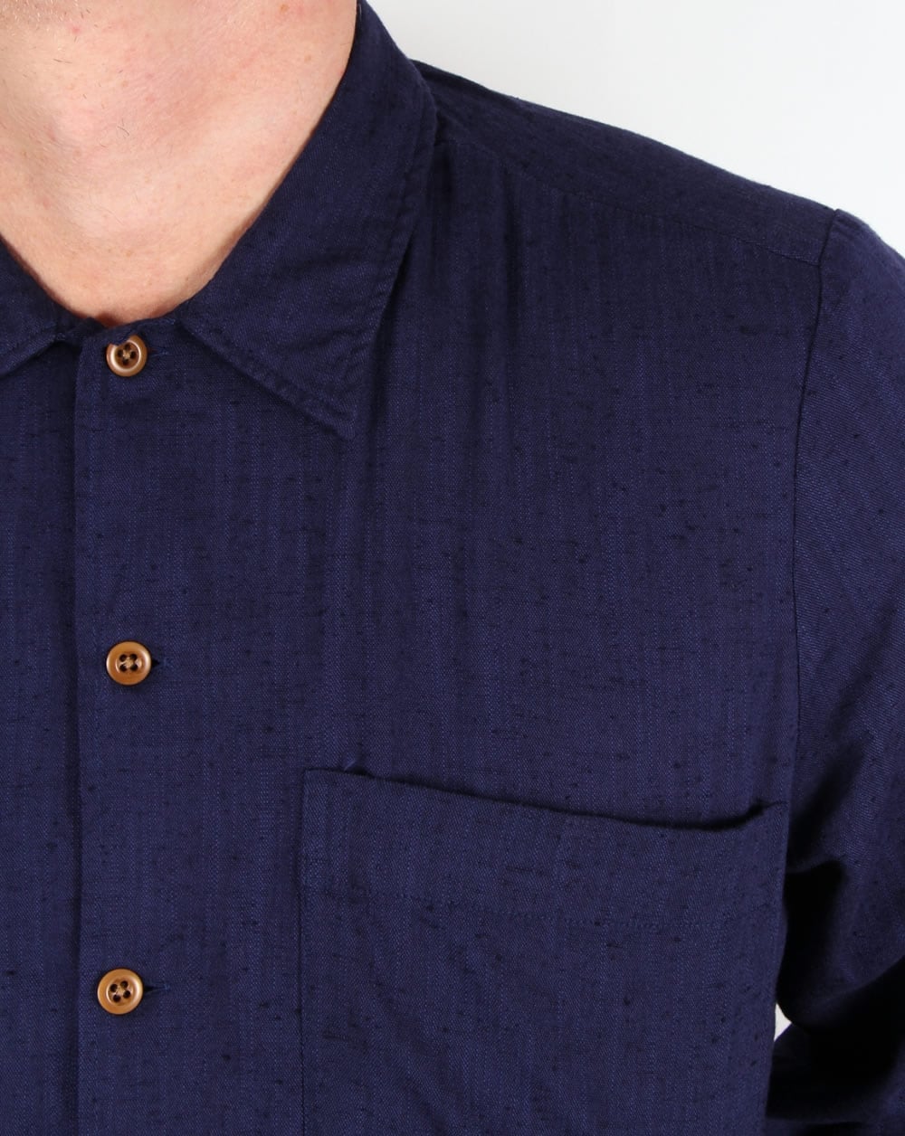 Gant Rugger Slub Shirt Jacket Shadow Blue - Image 2
