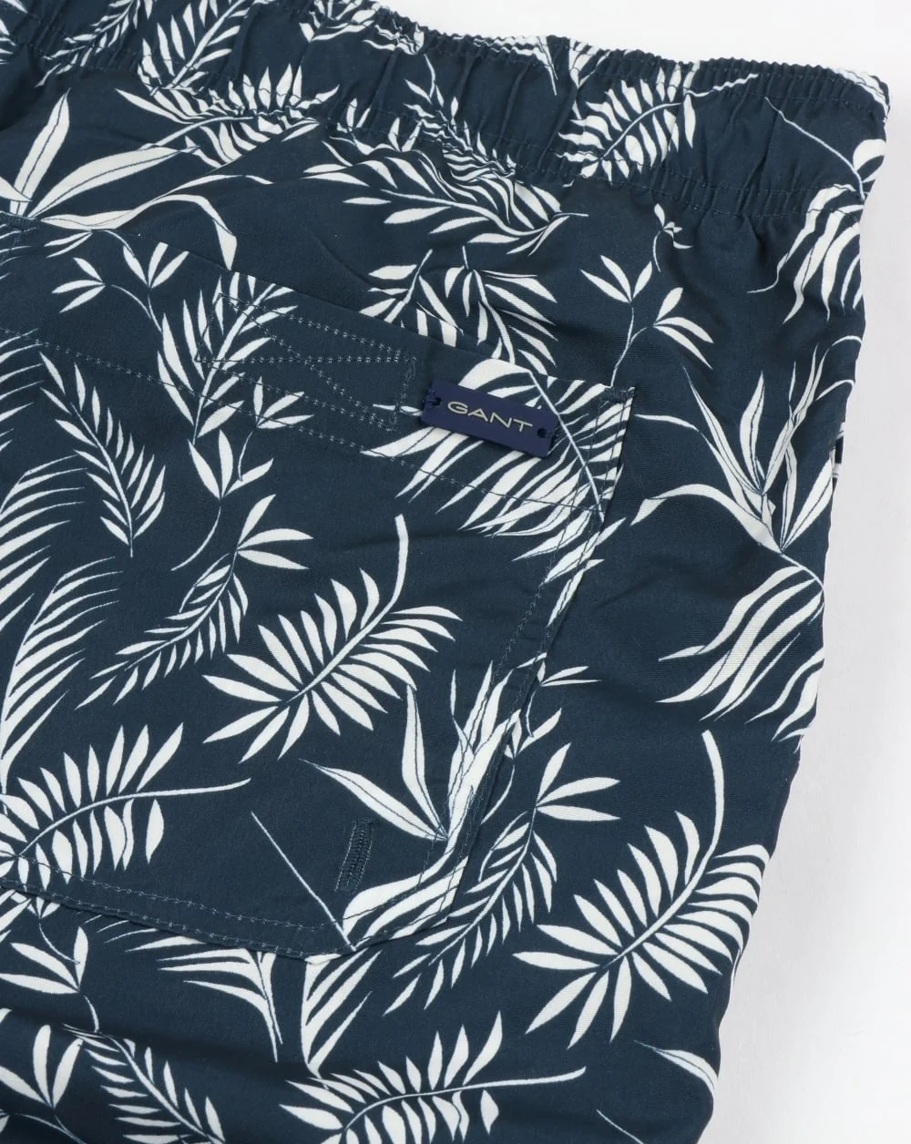Gant Thin Leaves Swim Shorts Navy - Image 3