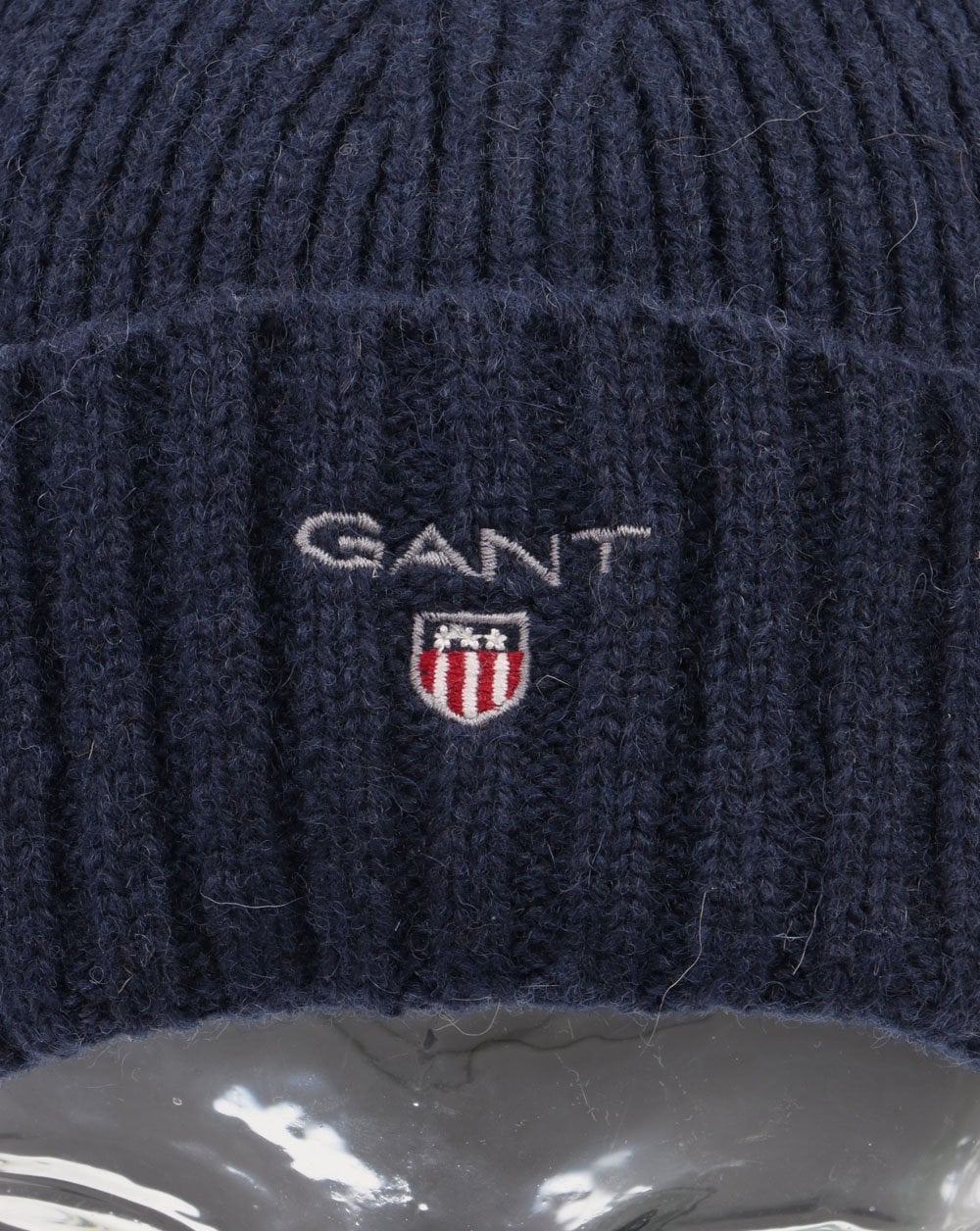 Gant Wool Lined Beanie Marine - Image 2