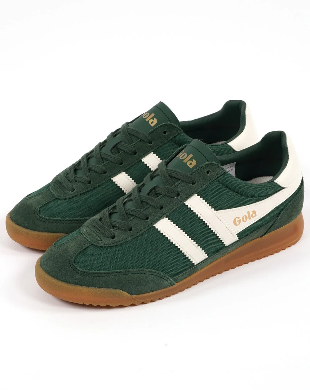Gola Tornado Trainer Evergreen/Off White - Image 2
