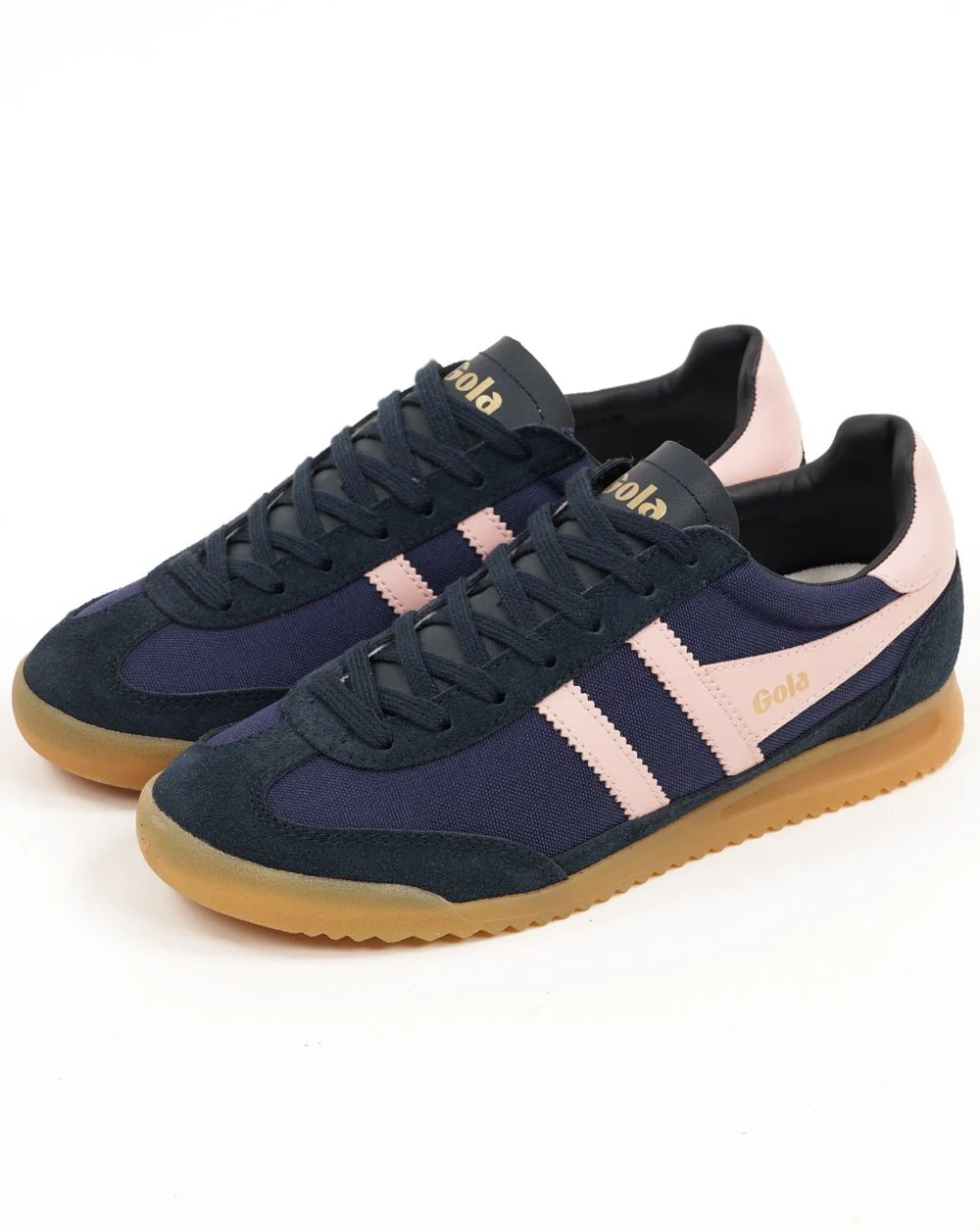 Gola Women's Tornado Trainers Navy/Chalk Pink - Image 2