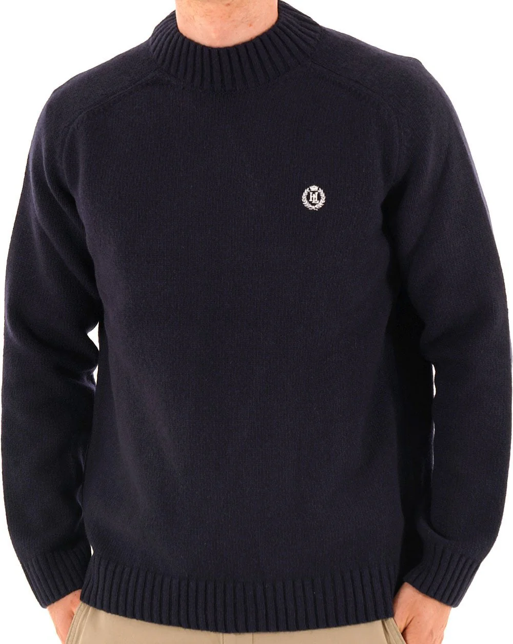 Henri Lloyd Mock Neck Jumper Dark Navy