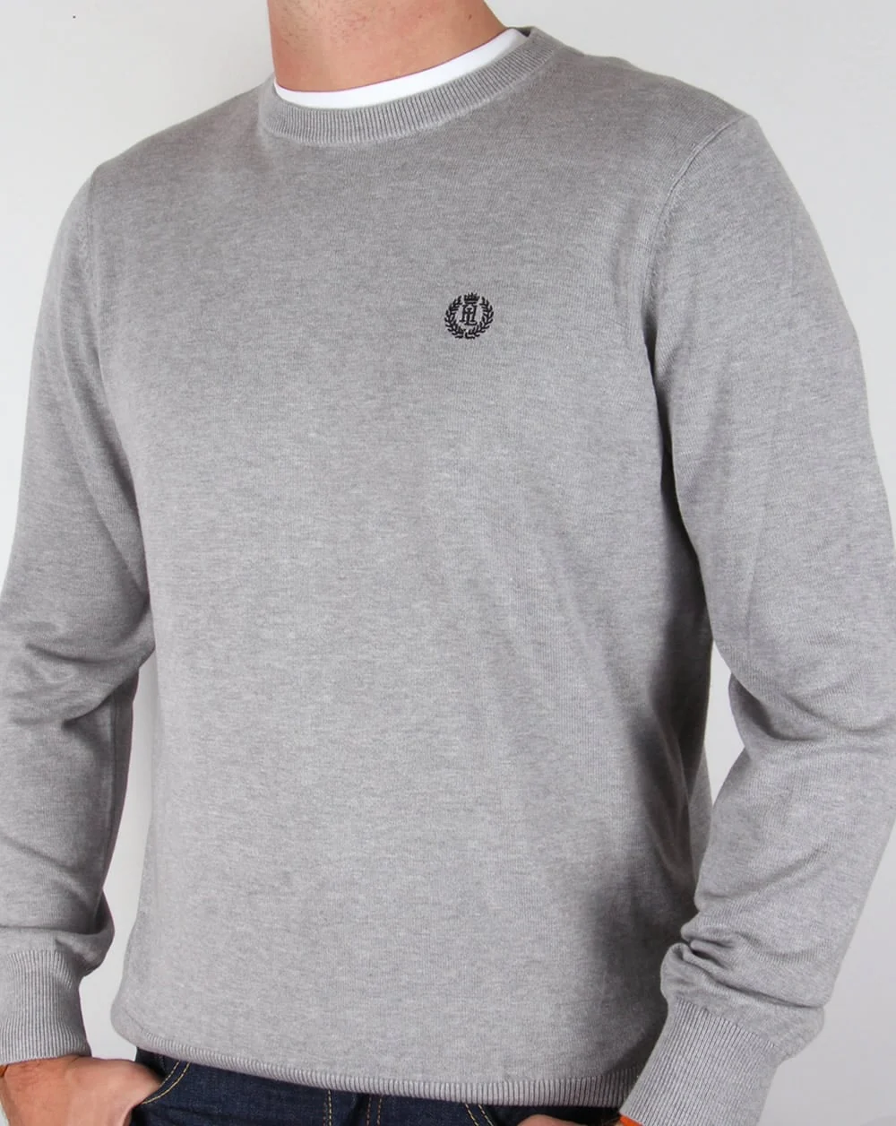 Henri Lloyd Crew Neck Knit Grey Marl