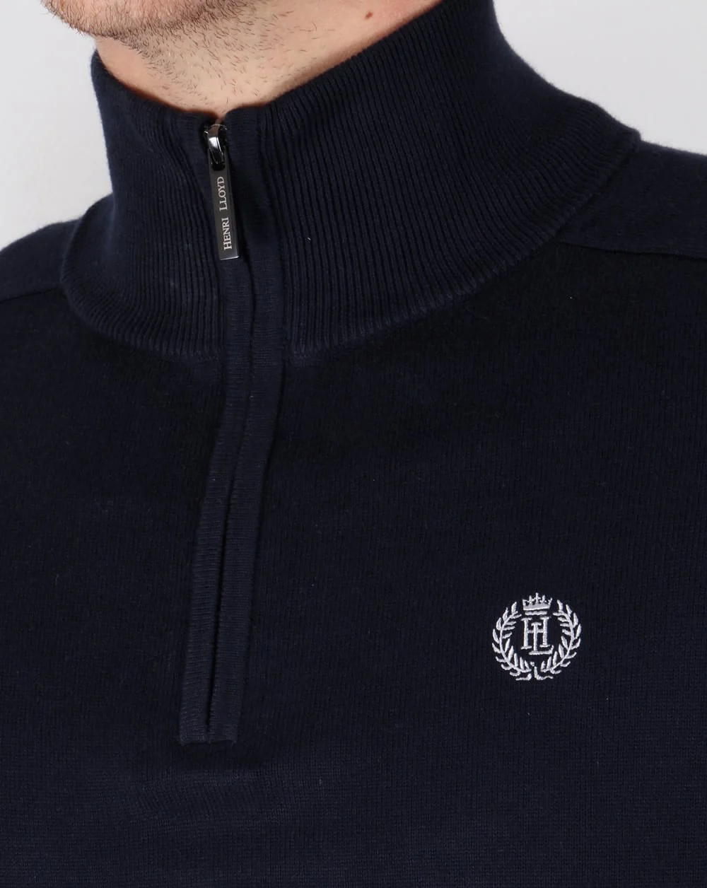 Henri Lloyd Half Zip Knit Navy - Image 3