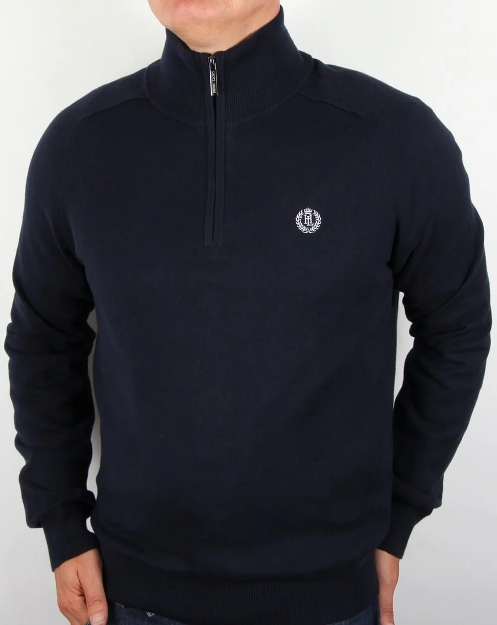 Henri Lloyd Half Zip Knit Navy - Image 4