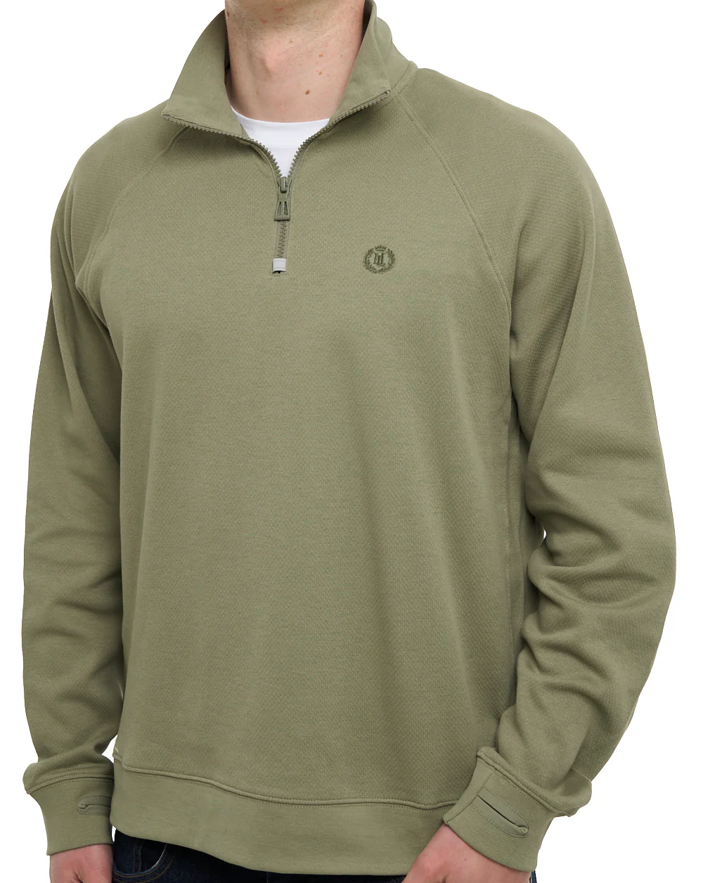 Henri Lloyd Hayle Qtr Zip Sweat Kelp - Image 3