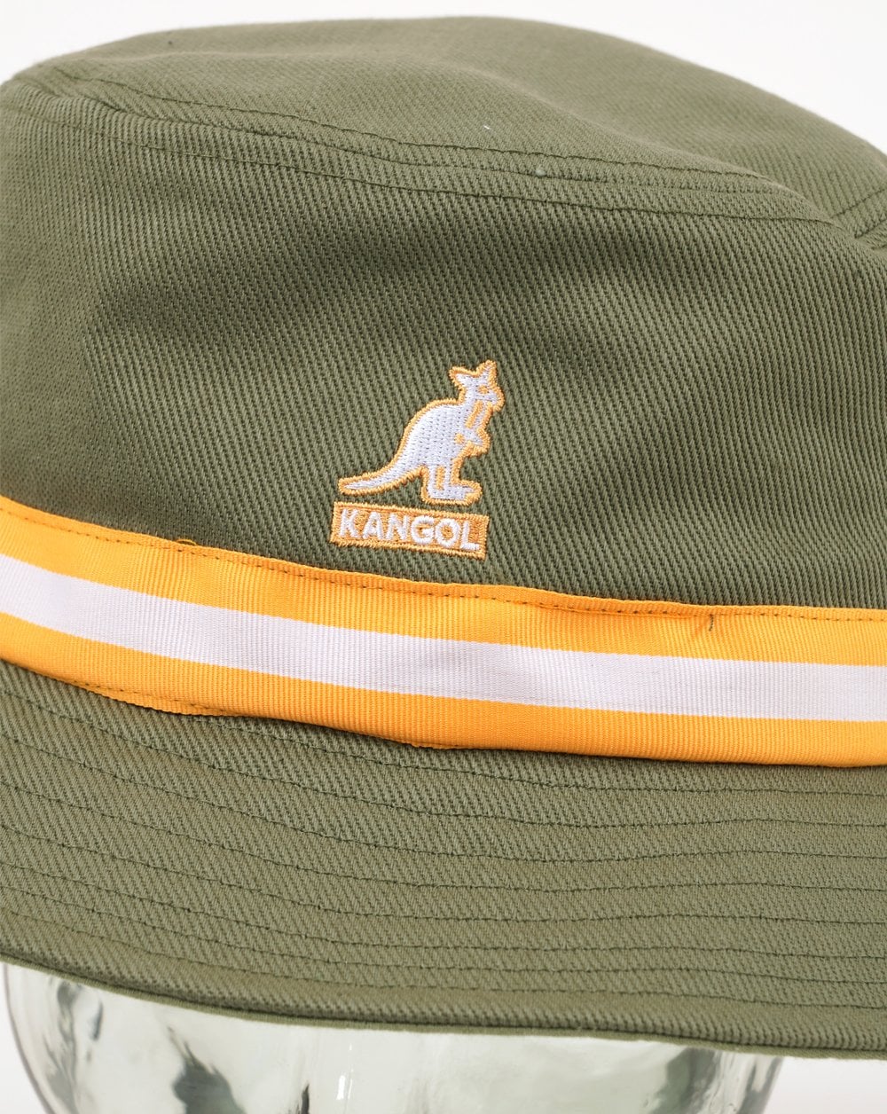 Kangol Stripe Lahinch Hat Oil Green - Image 2