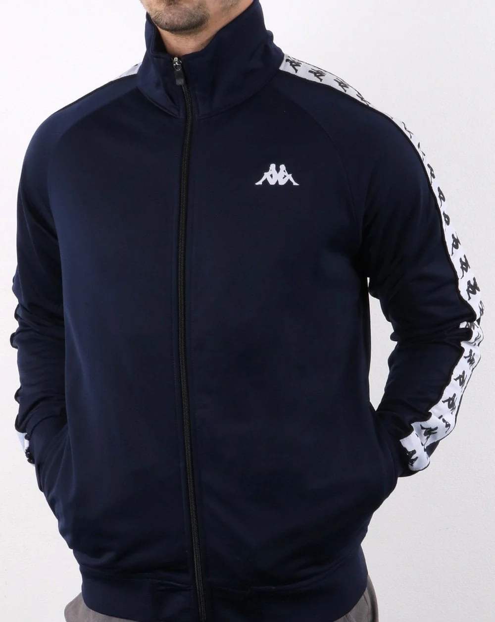 Kappa Anniston Banda Jacket Navy/White - Image 3