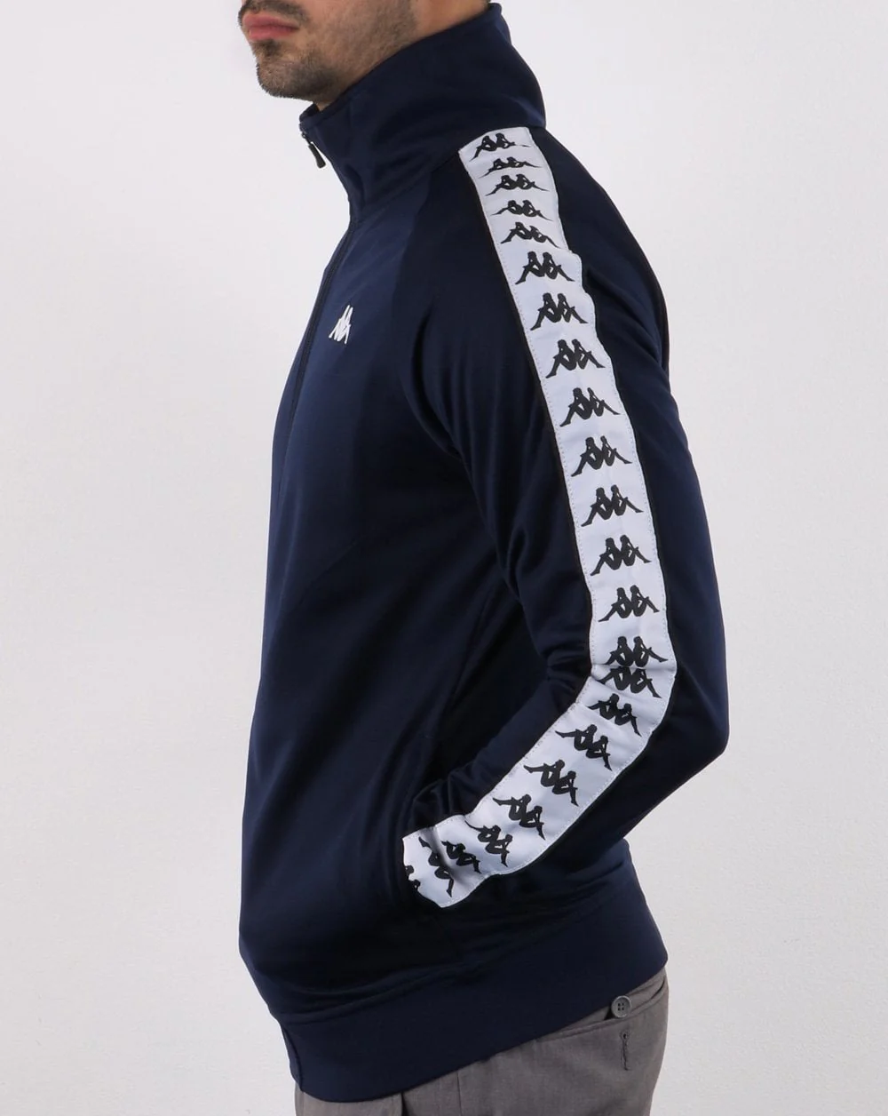 Kappa Anniston Banda Jacket Navy/White - Image 3