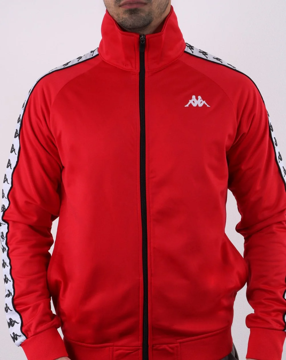 Kappa Anniston Banda Jacket Red/White - Image 5