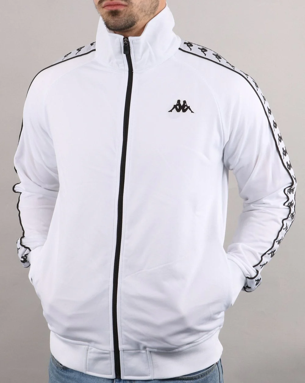 Kappa Anniston Banda Jacket White/Black - Image 3