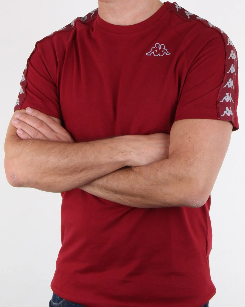 Kappa Banda Coen T-shirt Burgundy - Image 3