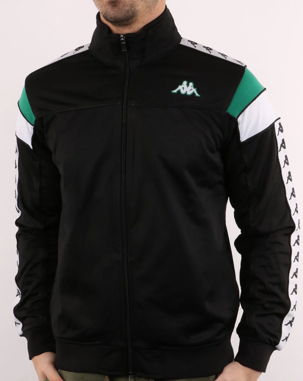 Kappa Merez Slim 222 Banda Jacket Black/green