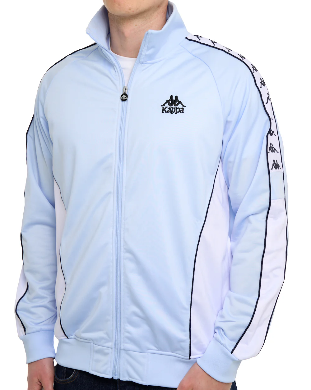 Kappa Merezo Track Top Azure White - Image 4