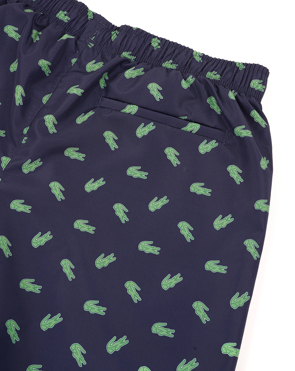 Lacoste Croc Print Swim Shorts Navy - Image 2