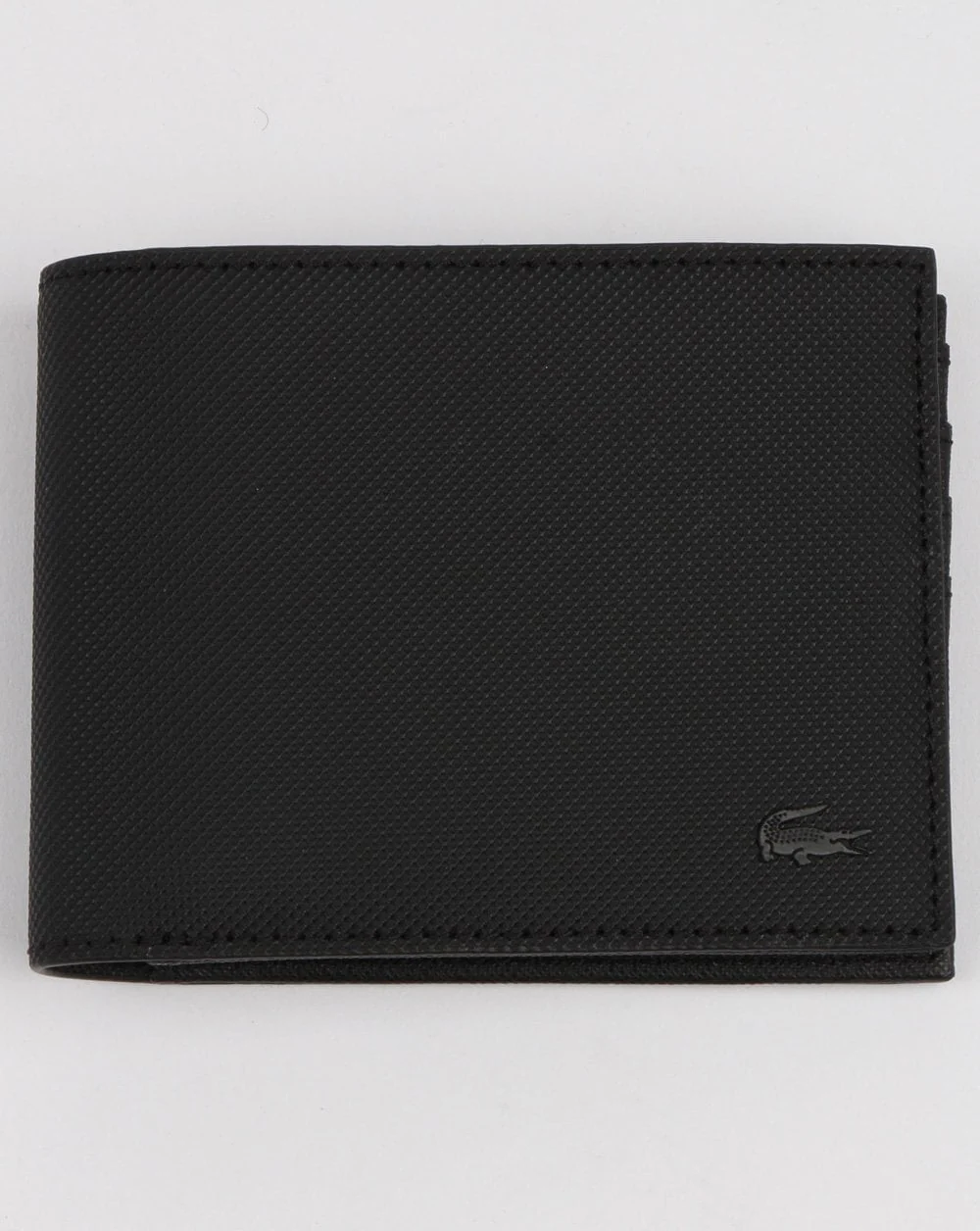 Lacoste Billfold Leather Wallet Black