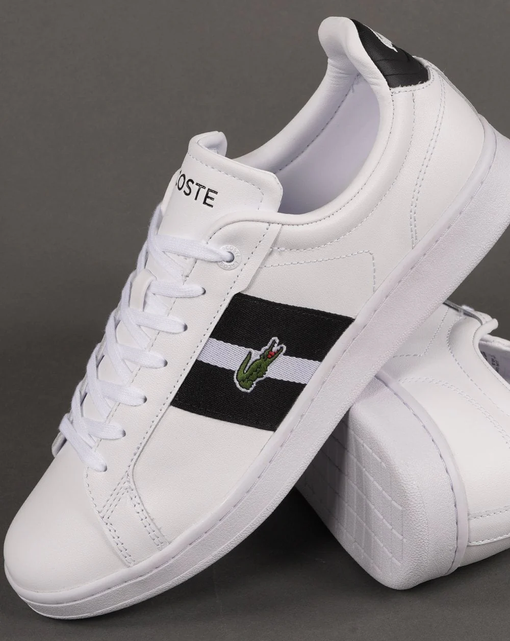 Lacoste Carnaby Pro CGR Trainer White/Black - Image 2