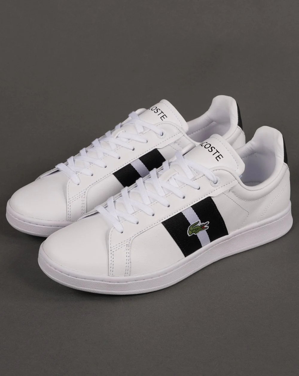 Lacoste Carnaby Pro CGR Trainer White/Black - Image 3