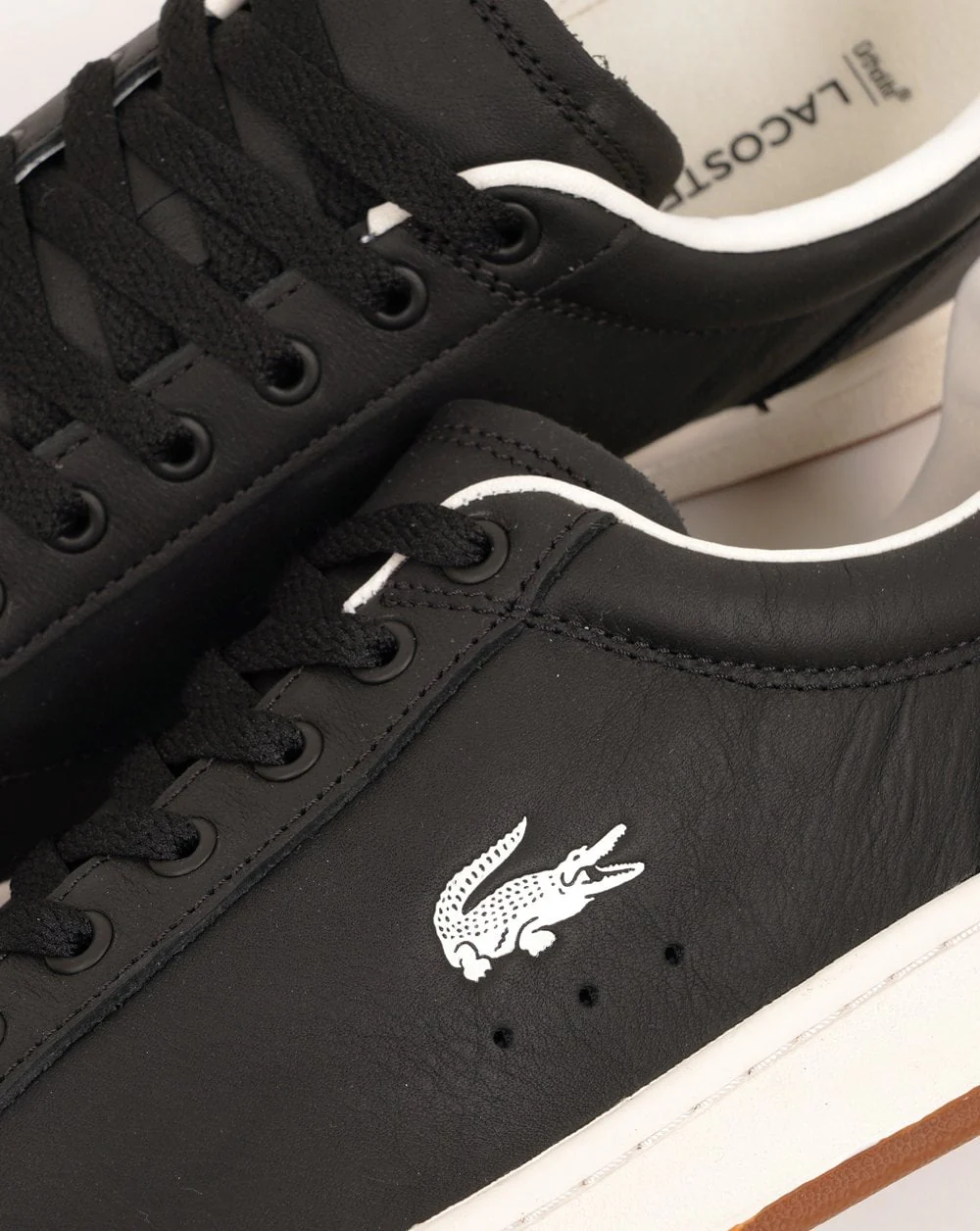 Lacoste Carnaby Set Trainers Black/Gum - Image 3