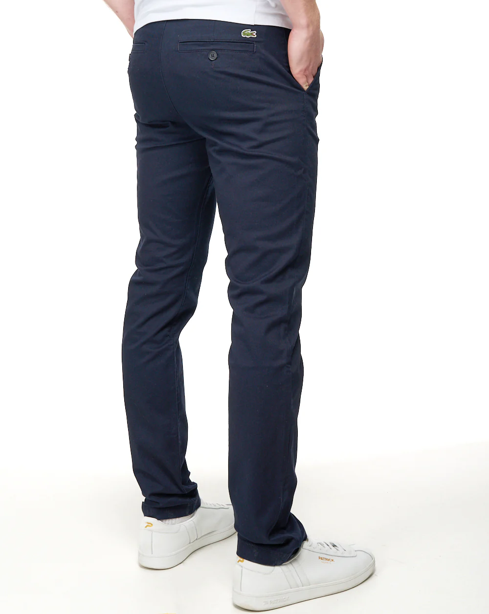 Lacoste Slim Fit Chino Pants Navy - Image 4