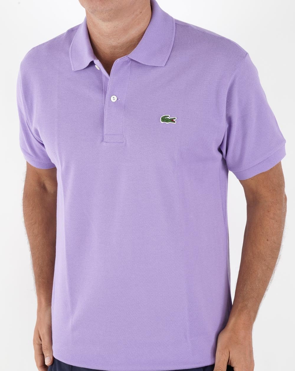 Lacoste Classic Polo Shirt Purple - Image 4