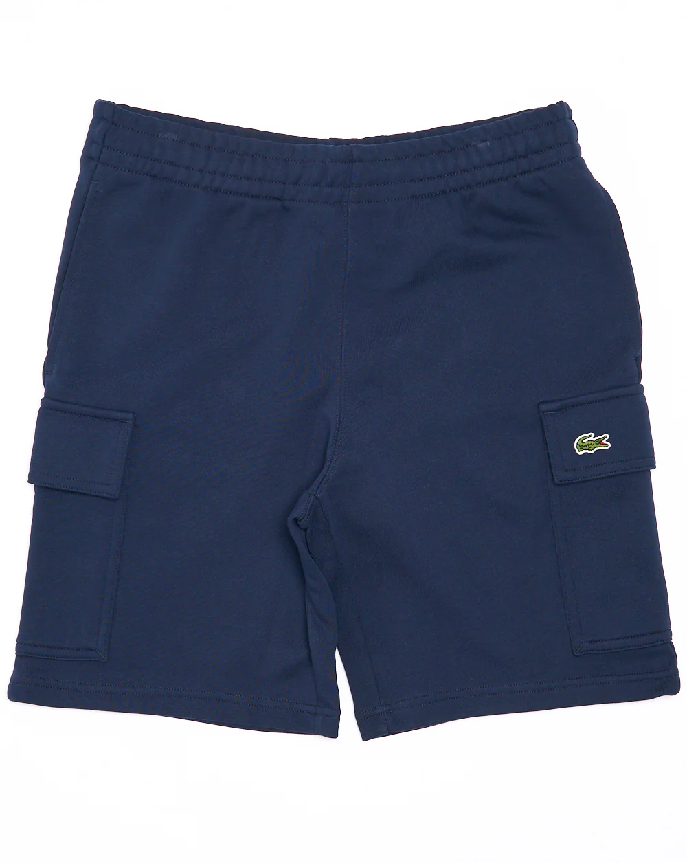 Lacoste Cotton Fleece Cargo Shorts Navy